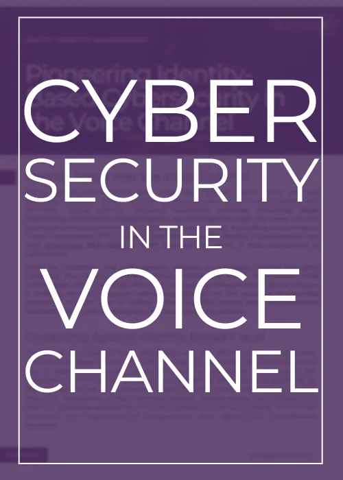 Numeracle's Cybersecurity in the Voice Channel Handout